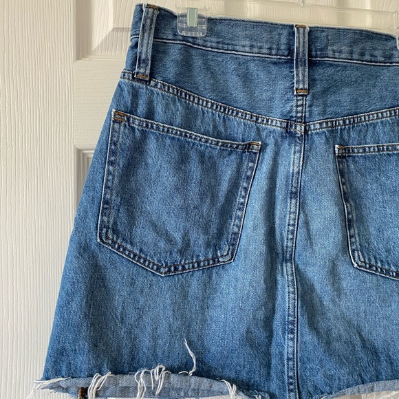 Madewell Rigid Denium A-line Denim Jean Skirt - Picture 9 of 9